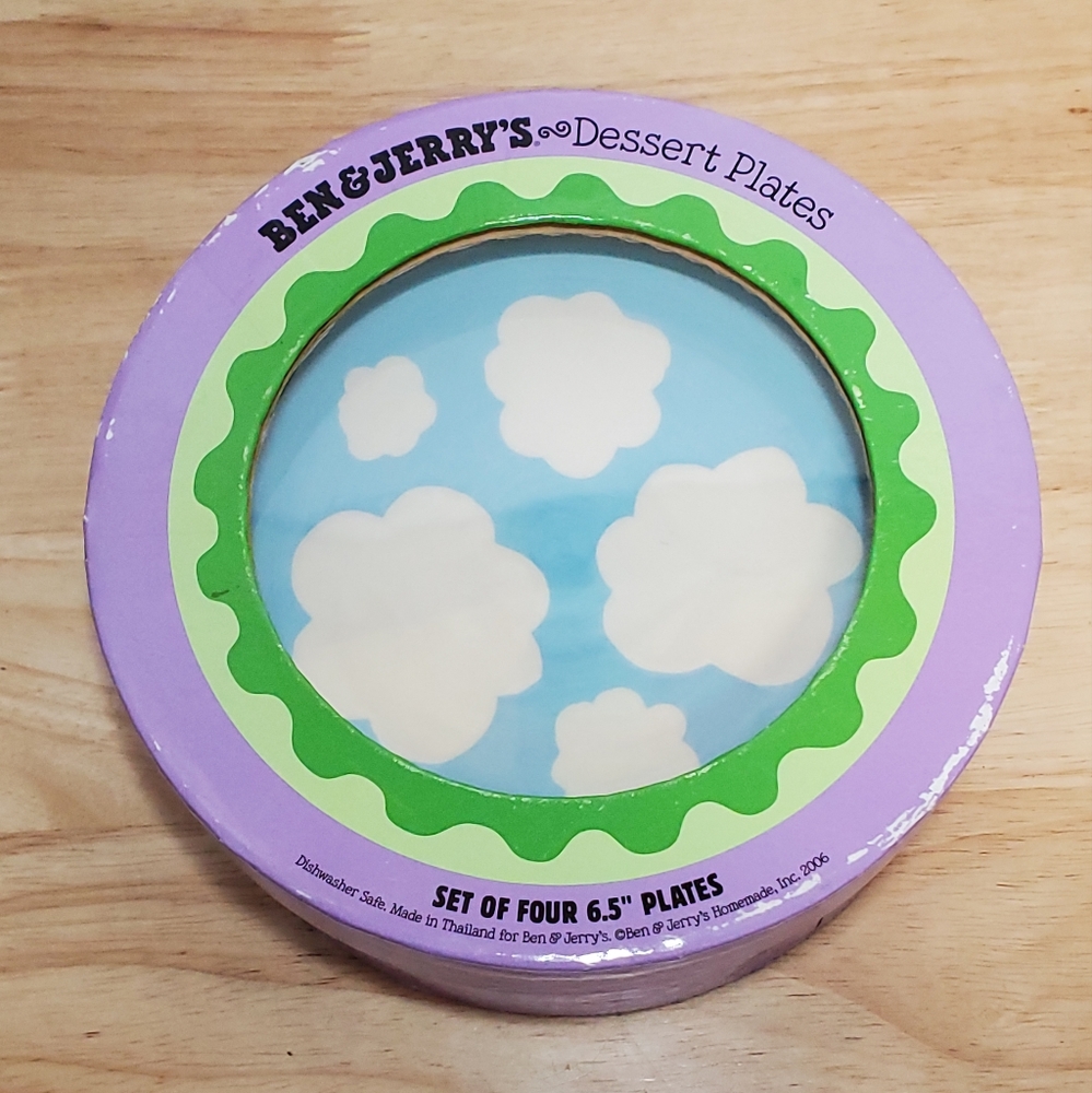 Ben & Jerry's 6.5" Dessert Plates